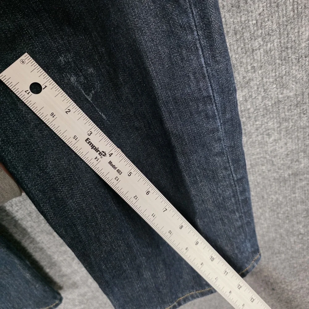 Levi's 550 Men's 33x34 Dark Wash Relaxed Fit Denim Jeans‎ Classic Cotton *flaw*